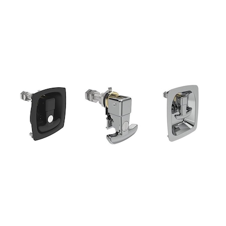 Southco Aw Folding T-Handle, Black Long Stud S N2-99-18